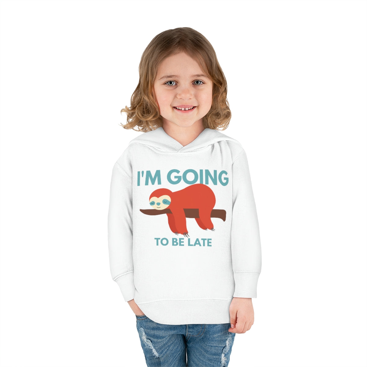 I'm Going to be Late Toddler Pullover Fleece Hoodie