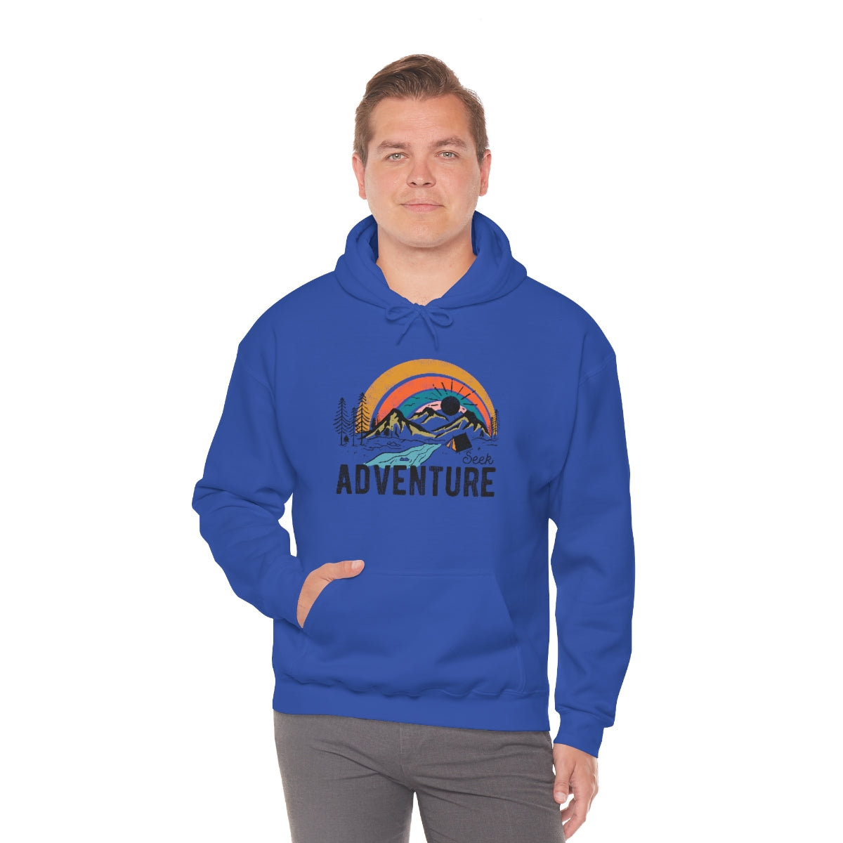 Seek Adventure Lovers Unisex Heavy Blend™ Hoodie