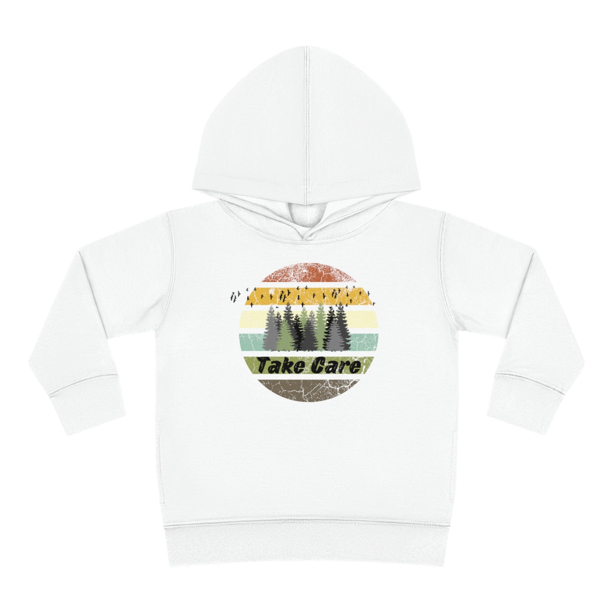 Take Care Hiking Camping Toddler Pullover Fleece Hoodie