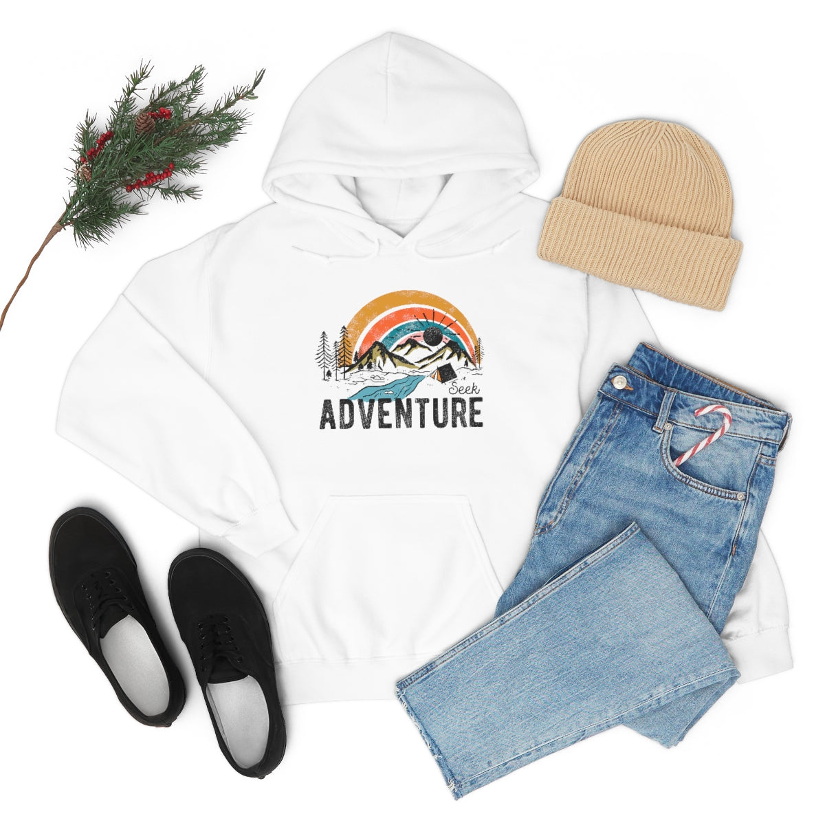 Seek Adventure Lovers Unisex Heavy Blend™ Hoodie
