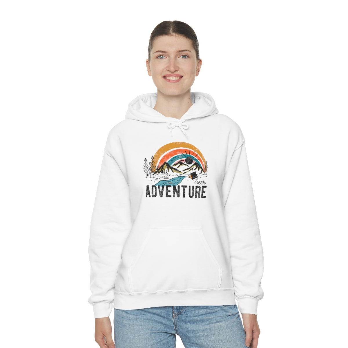 Seek Adventure Lovers Unisex Heavy Blend™ Hoodie