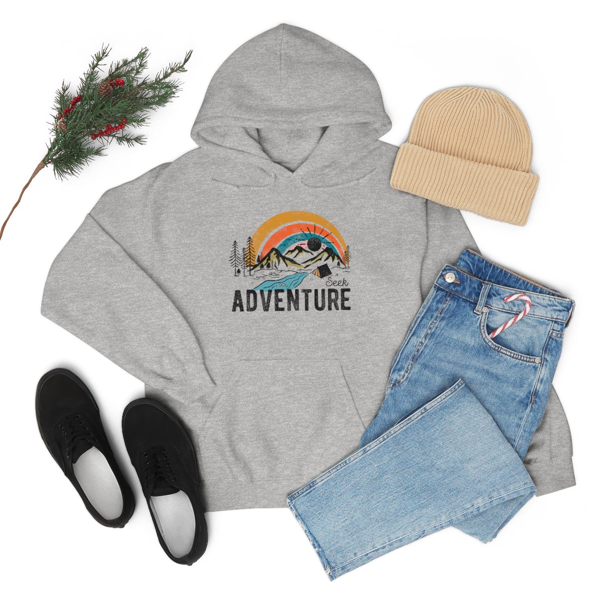 Seek Adventure Lovers Unisex Heavy Blend™ Hoodie