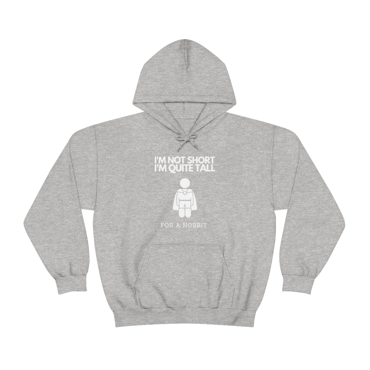 I'm Not Short I'm Quite Tall For a Hobbit Funny Unisex Heavy Blend™ Hoodie