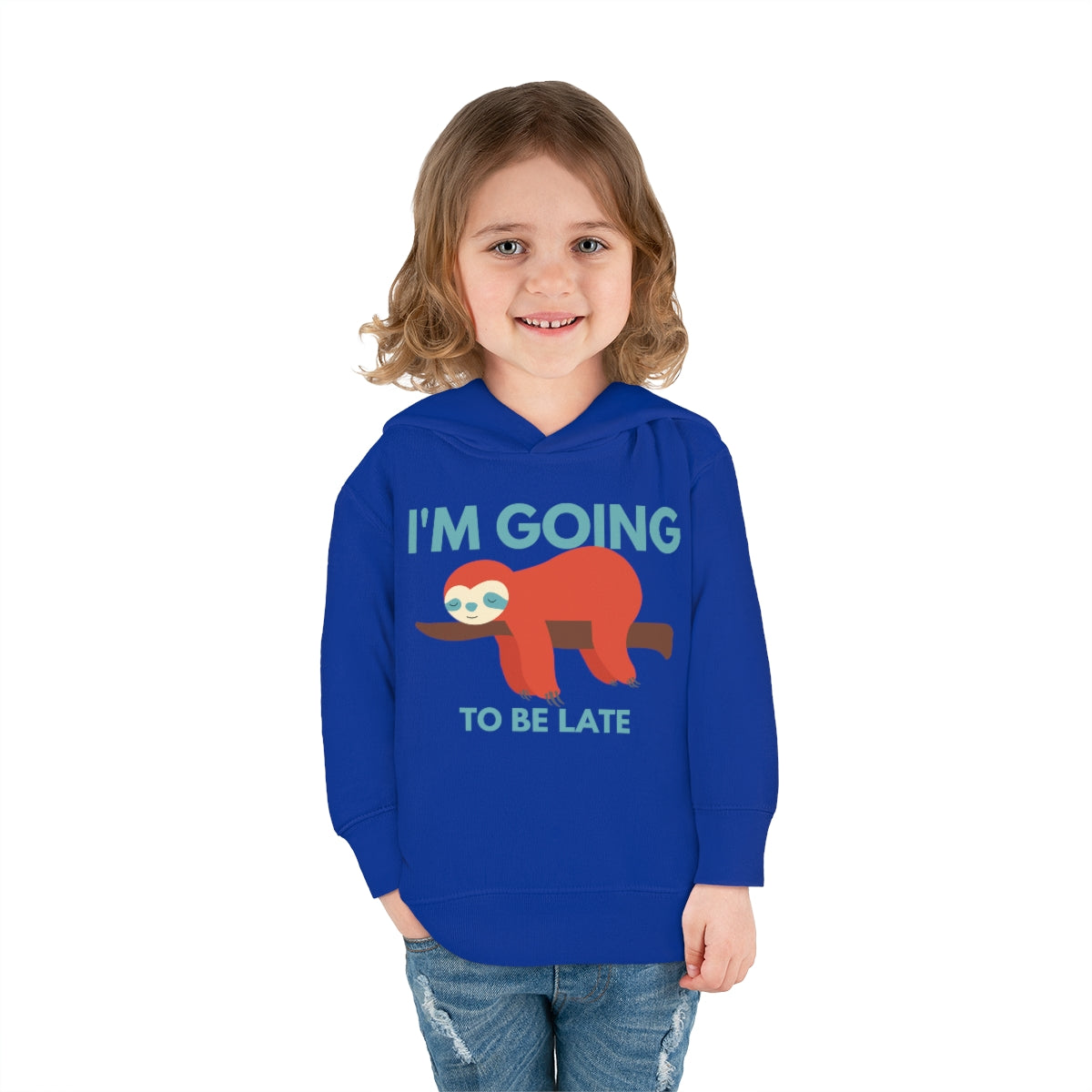 I'm Going to be Late Toddler Pullover Fleece Hoodie