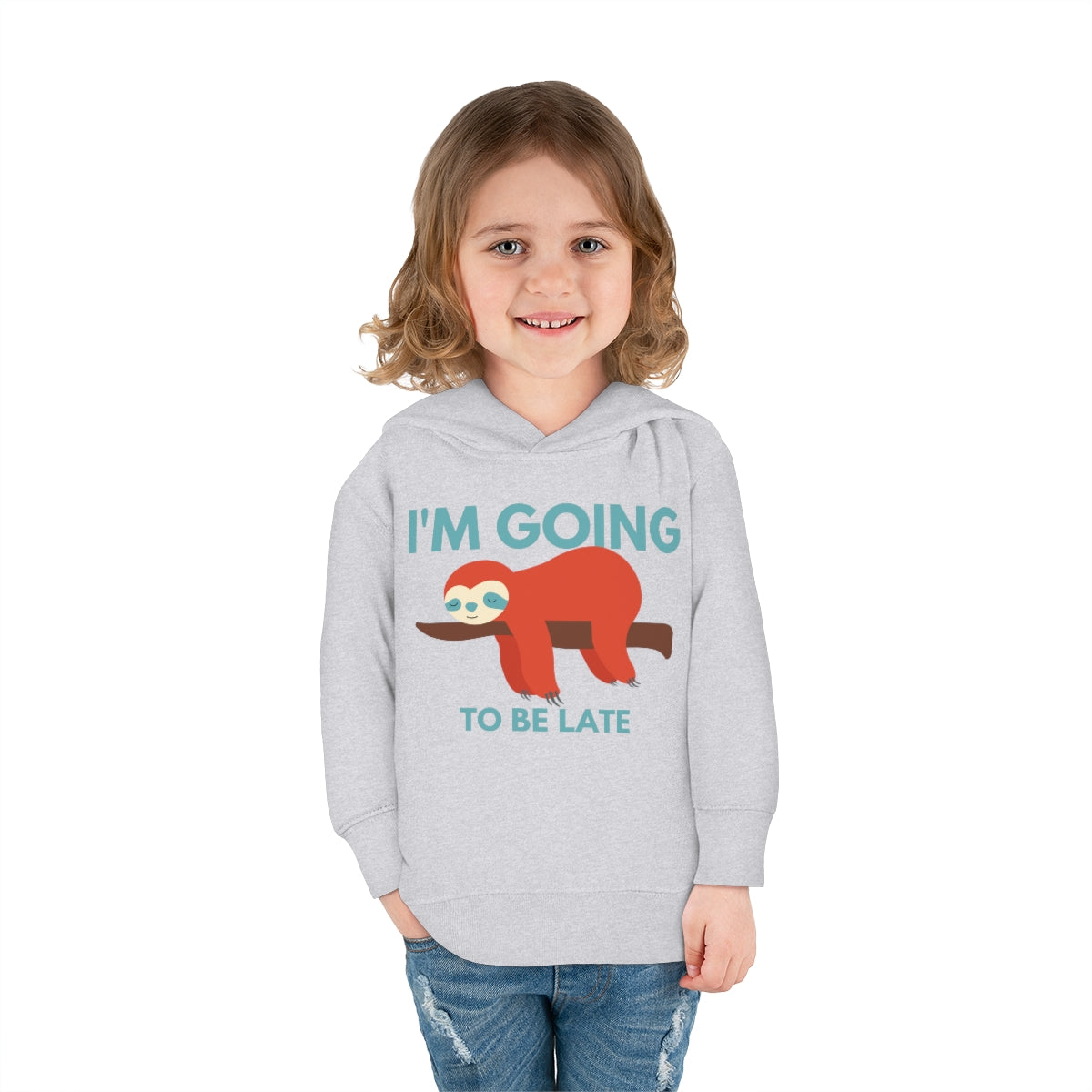 I'm Going to be Late Toddler Pullover Fleece Hoodie