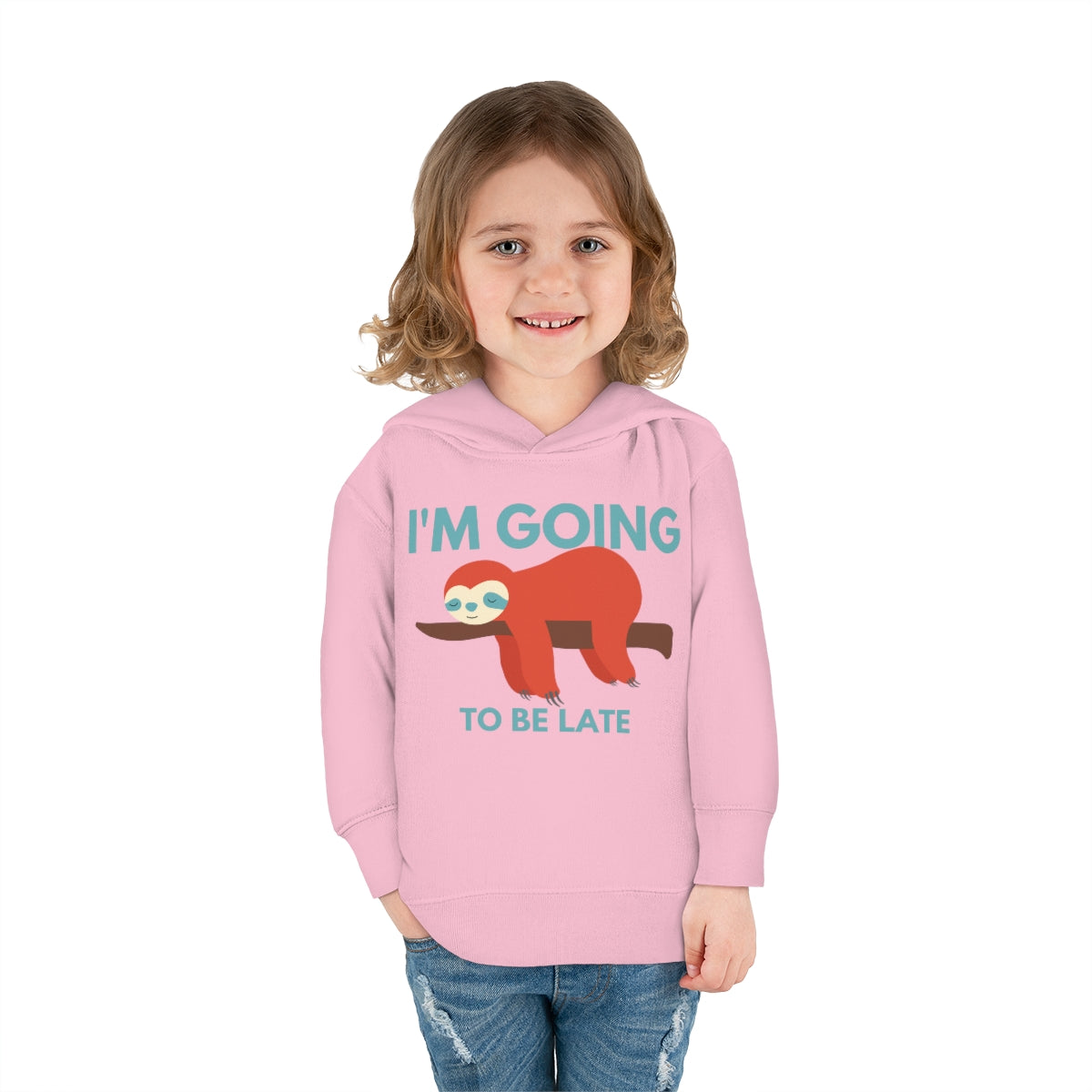 I'm Going to be Late Toddler Pullover Fleece Hoodie