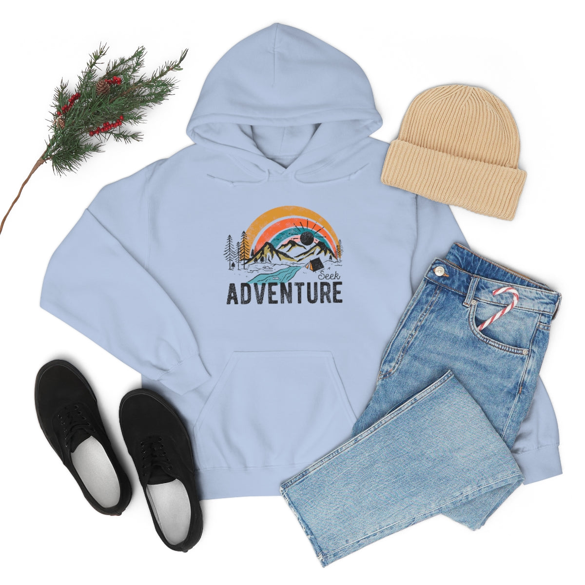 Seek Adventure Lovers Unisex Heavy Blend™ Hoodie
