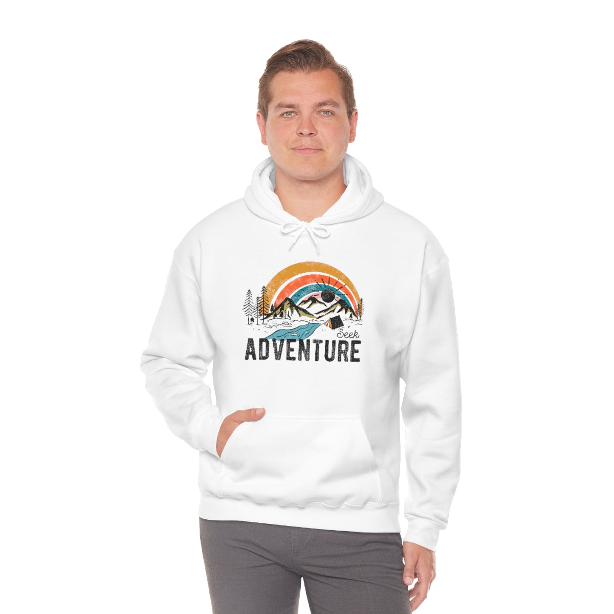 Seek Adventure Lovers Unisex Heavy Blend™ Hoodie