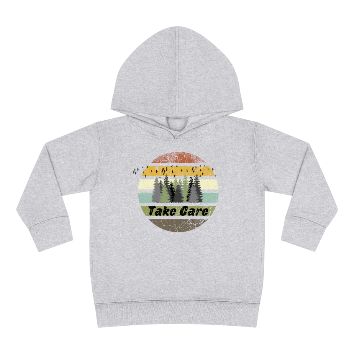 Take Care Hiking Camping Toddler Pullover Fleece Hoodie