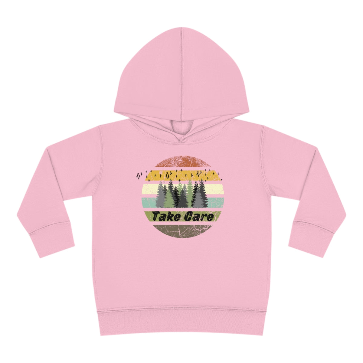 Take Care Hiking Camping Toddler Pullover Fleece Hoodie