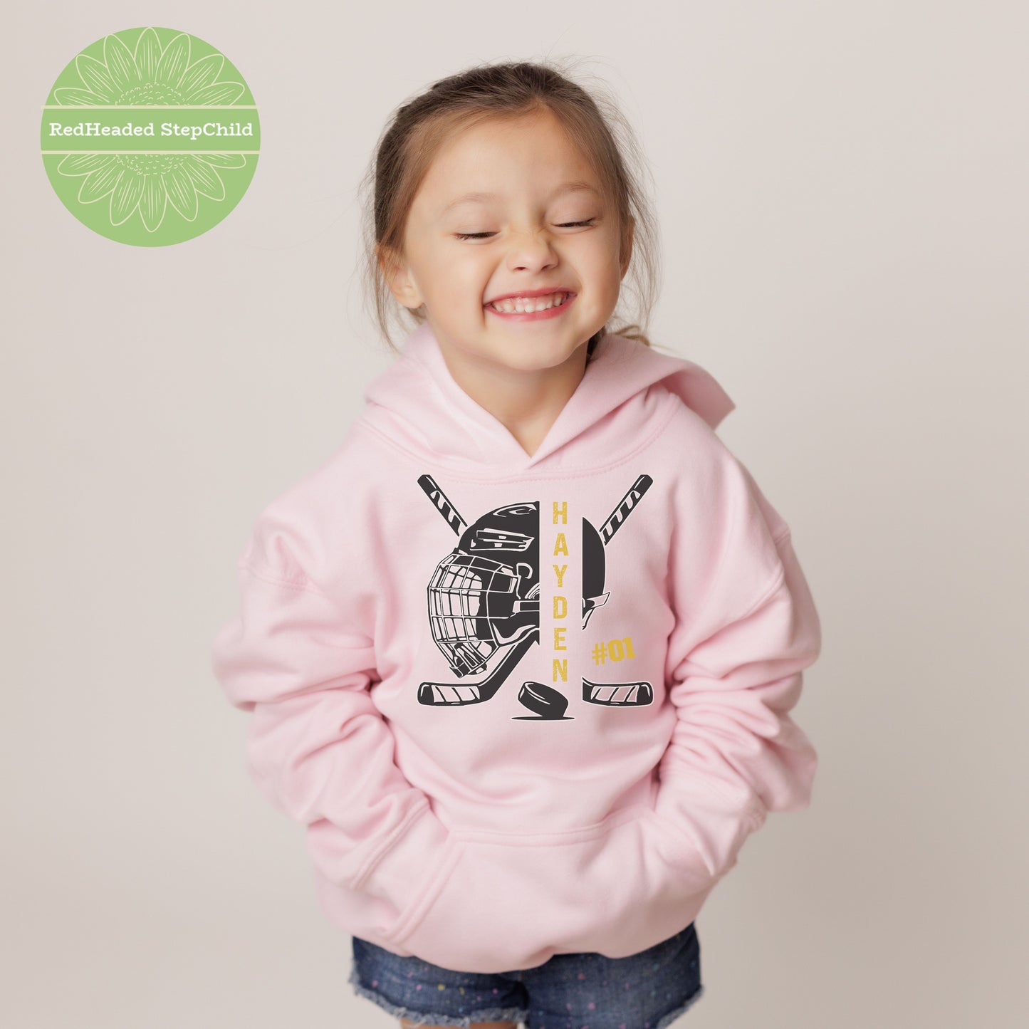 Personalized Hockey Youth Hoodie