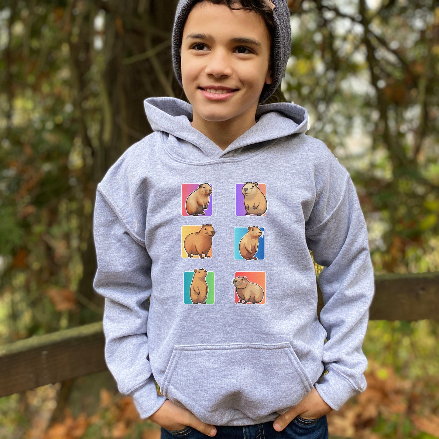 Capybara Kids Hoodie, Capybara Youth Sweatshirt, Gift for Kids Capybara Lover