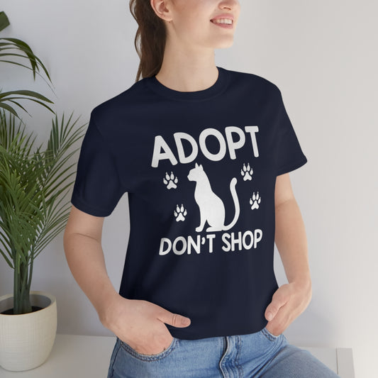 Adopt Don't Shop Unisex Jersey Short Sleeve T-Shirt