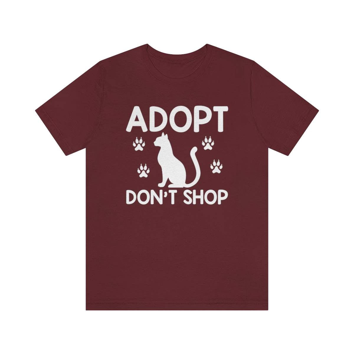 Adopt Don't Shop Unisex Jersey Short Sleeve T-Shirt