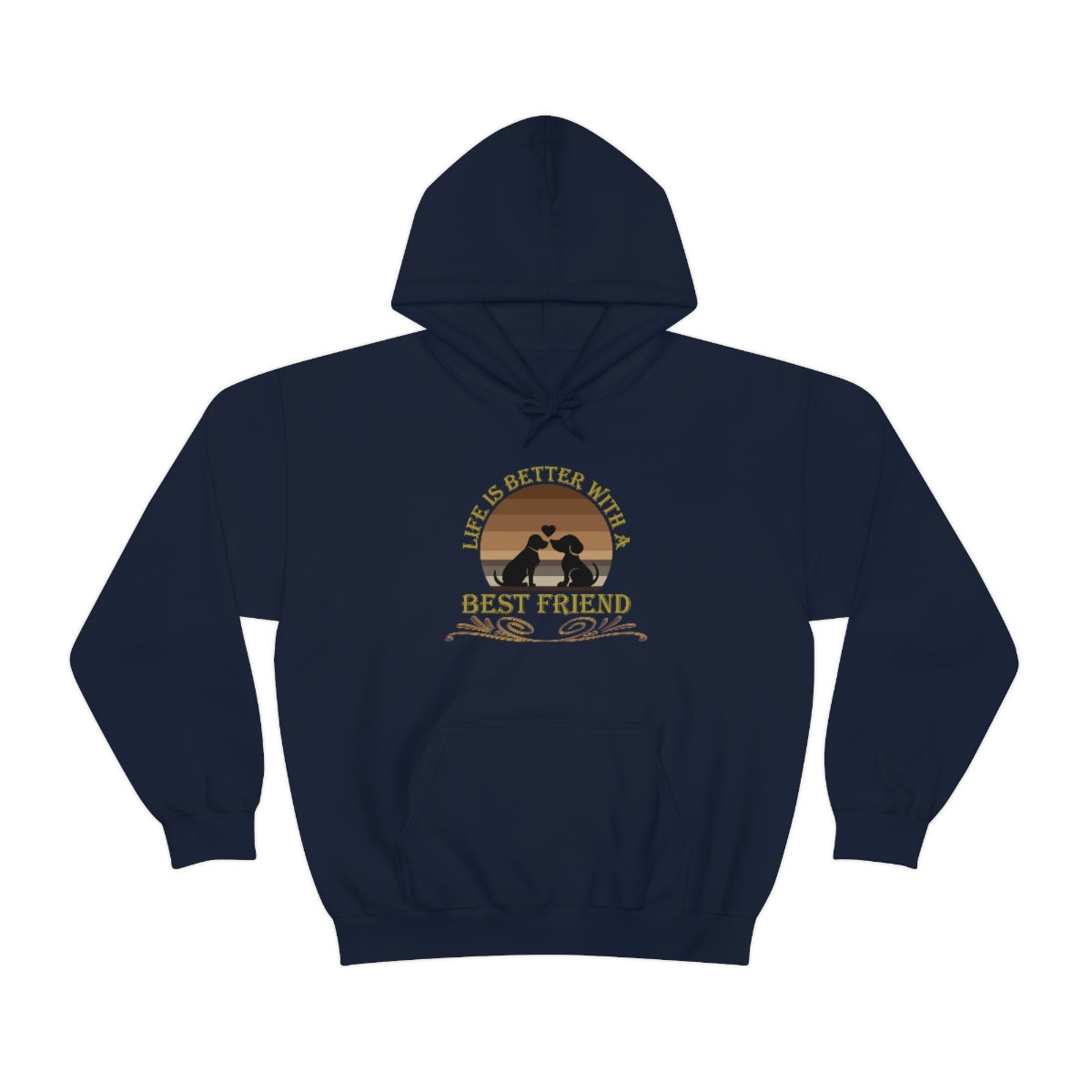 Life is Better With a Best Friend Animal Rescue Unisex Heavy Blend™ Hoodie