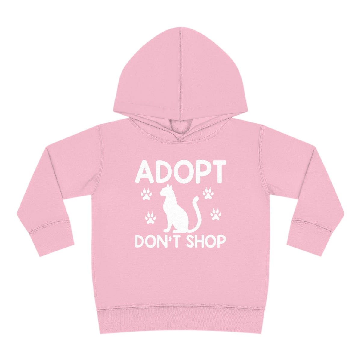 Adopt Don't Shop Toddler Pullover Fleece Hoodie