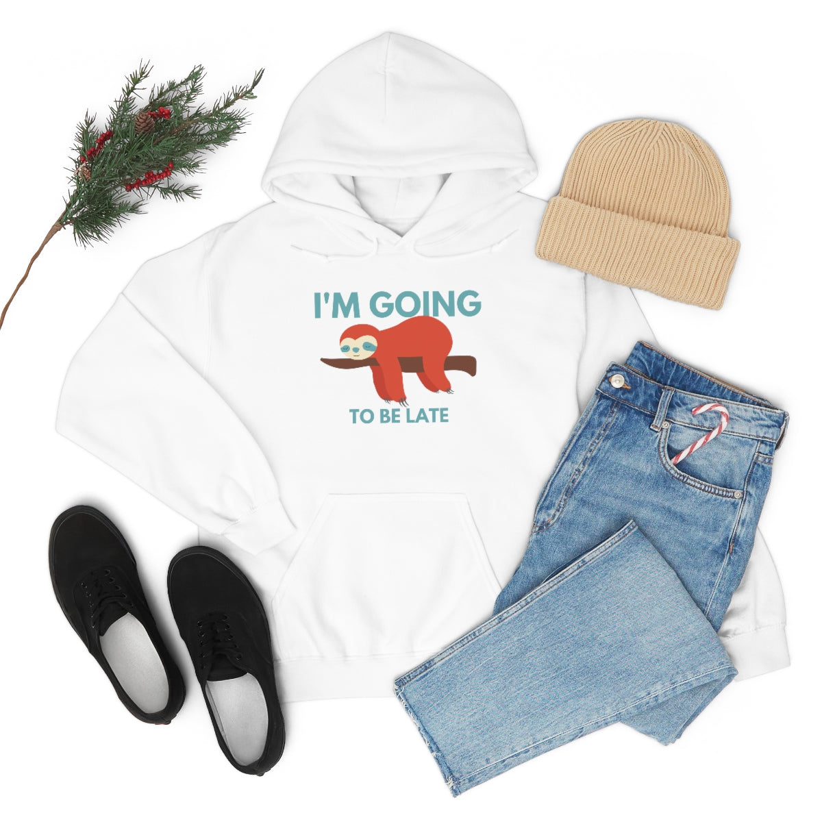 I'm Going to be Late Funny Unisex Heavy Blend™ Hoodie