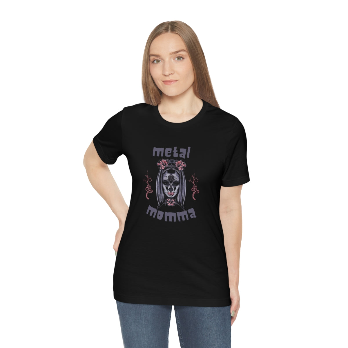 Metal Momma Mother's Day Gift Unisex Jersey Short Sleeve T-Shirt