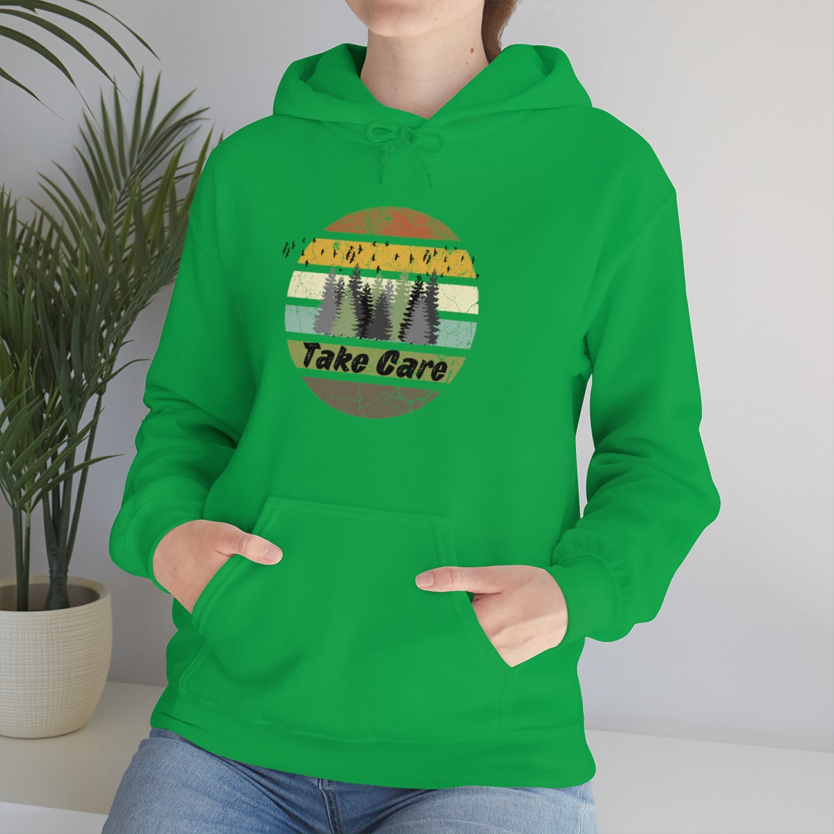 Take Care Hiking Camping Unisex Heavy Blend™ Hoodie