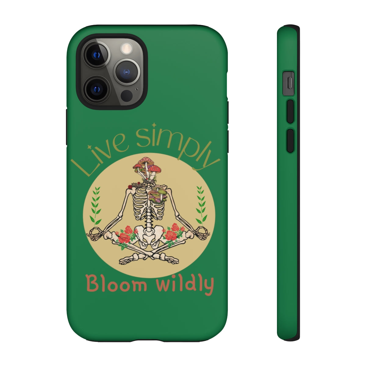 Live Simply Bloom Wildly, Nature Lovers, Gardener Gift Tough Cases