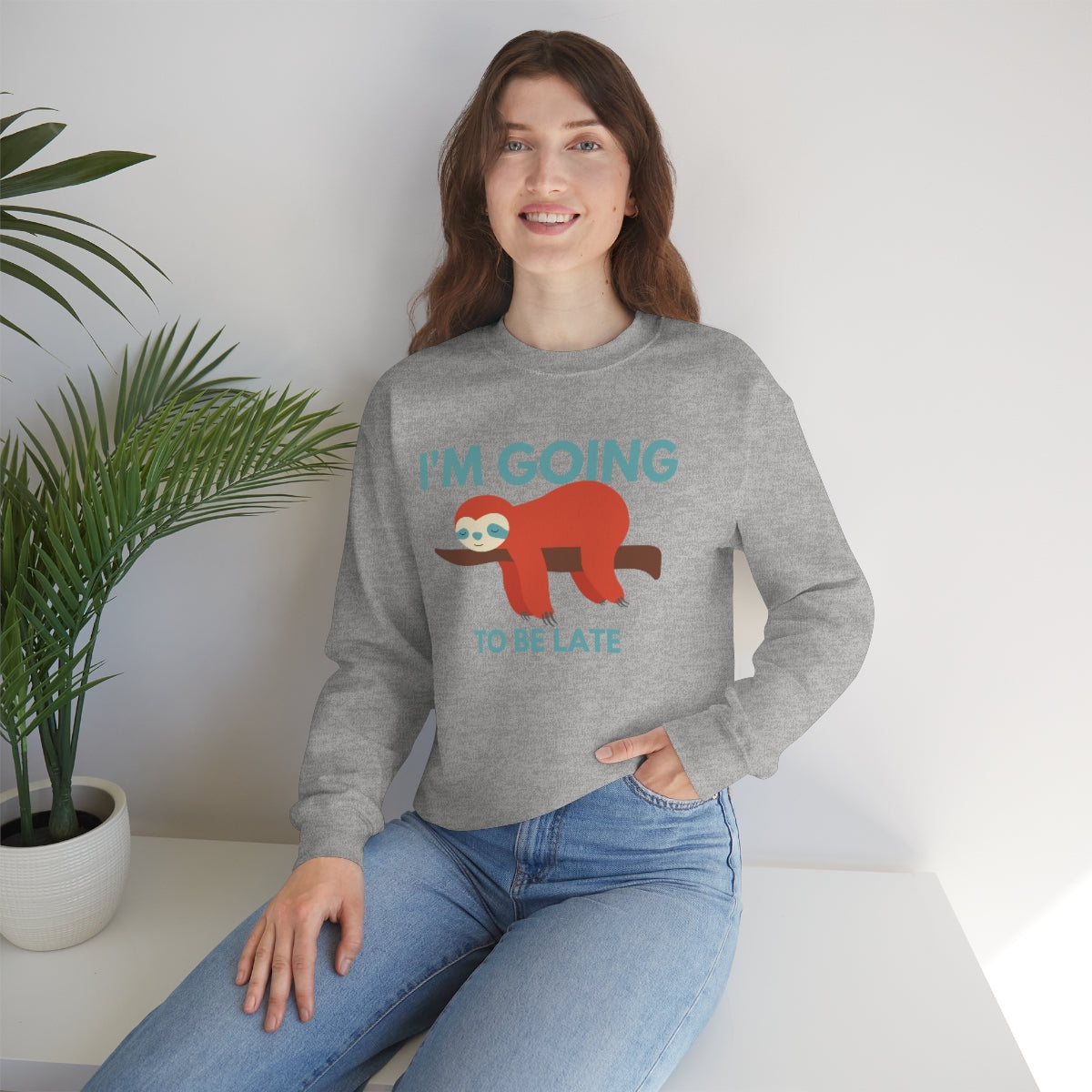 I'm Going to be Late Unisex Crew Sweatshirt