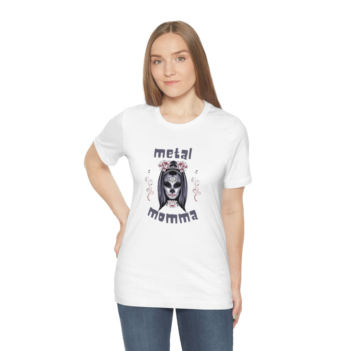 Metal Momma Mother's Day Gift Unisex Jersey Short Sleeve T-Shirt