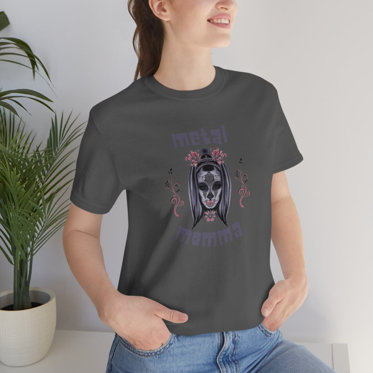 Metal Momma Mother's Day Gift Unisex Jersey Short Sleeve T-Shirt