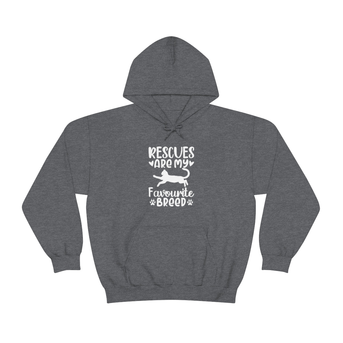 Rescues are My Favourite Breed Unisex Heavy Blend™ Hoodie