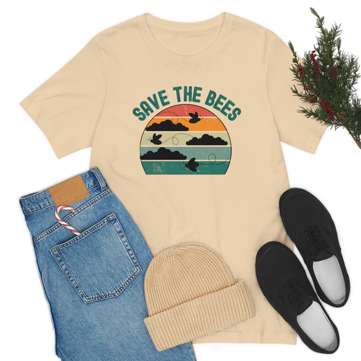 Save the Bees Unisex Jersey Short Sleeve T-Shirt