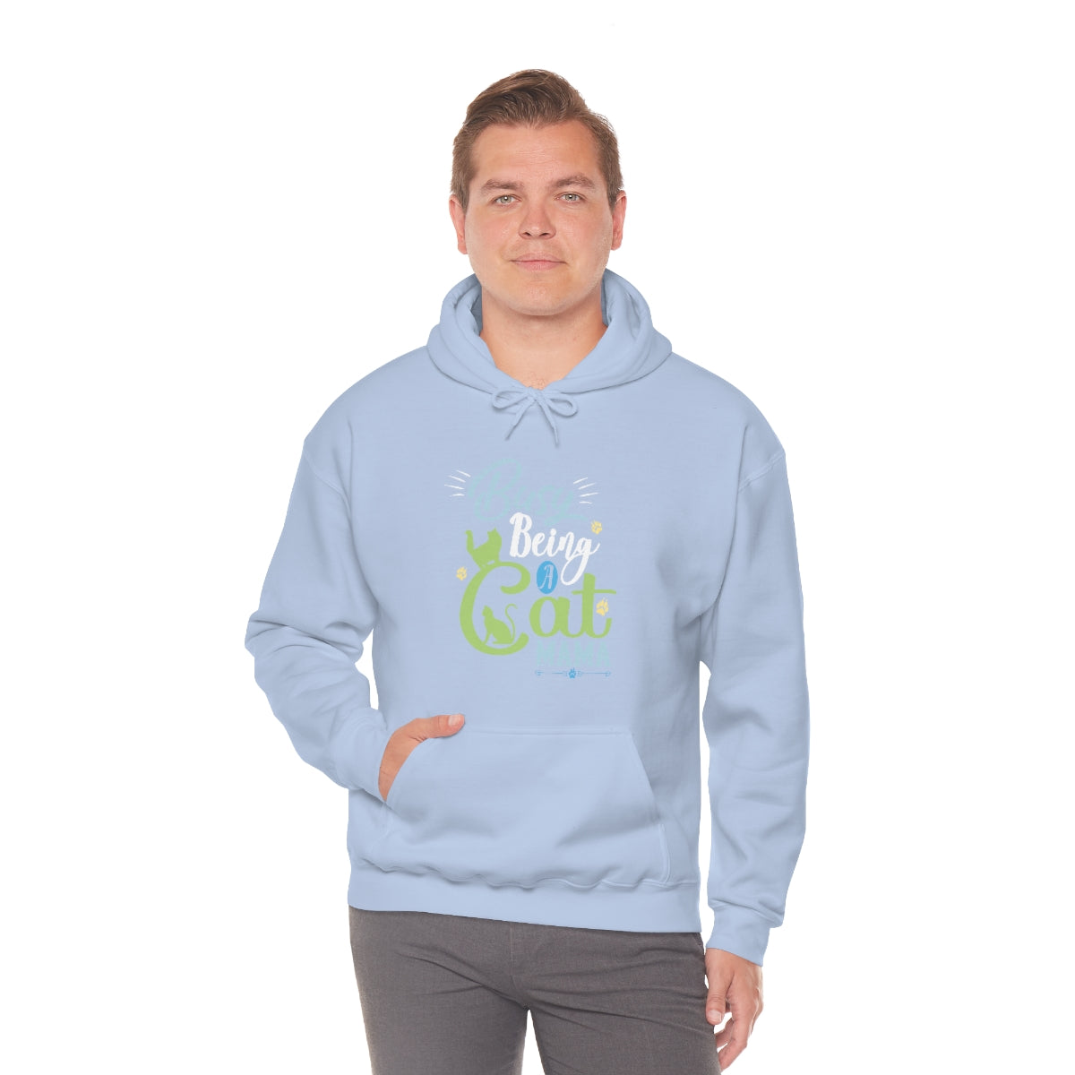 Busy Being a Cat Mama Unisex Heavy Blend™ Hoodie