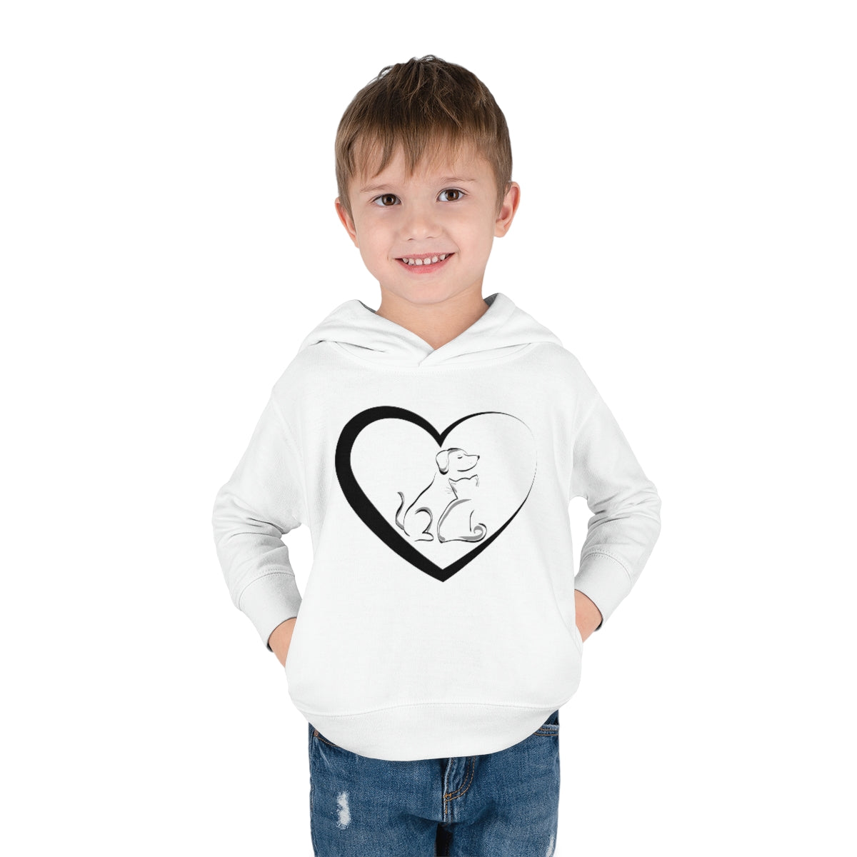 Best Friends Pet Lovers Toddler Pullover Fleece Hoodie