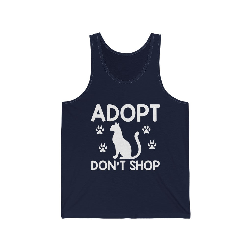 Adopt Don't Shop Unisex Jersey Tank Top