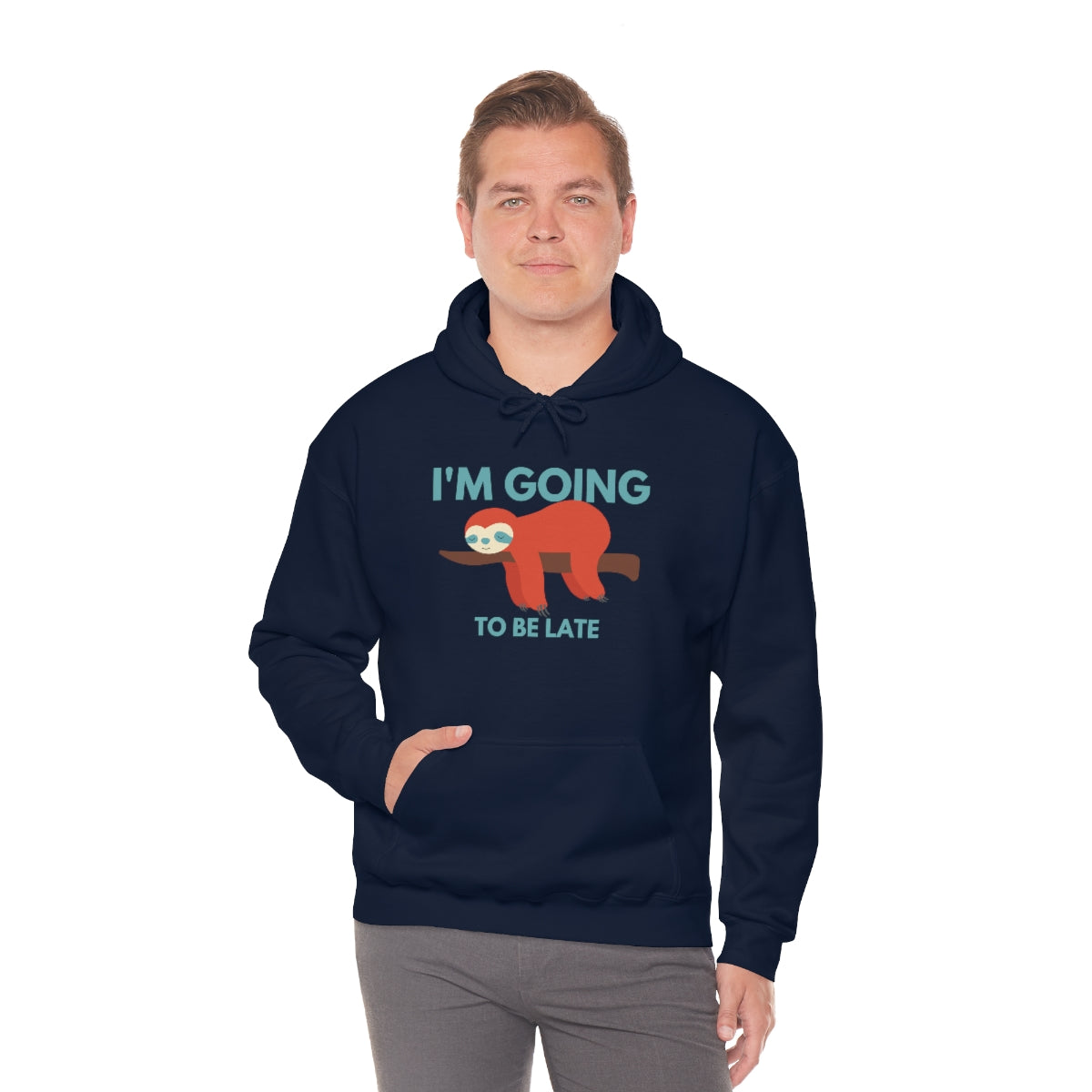 I'm Going to be Late Funny Unisex Heavy Blend™ Hoodie