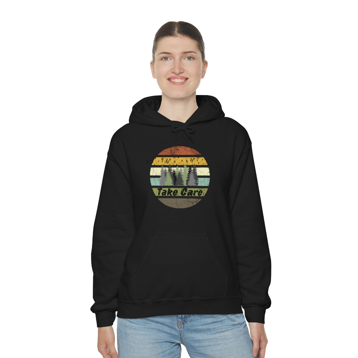 Take Care Hiking Camping Unisex Heavy Blend™ Hoodie