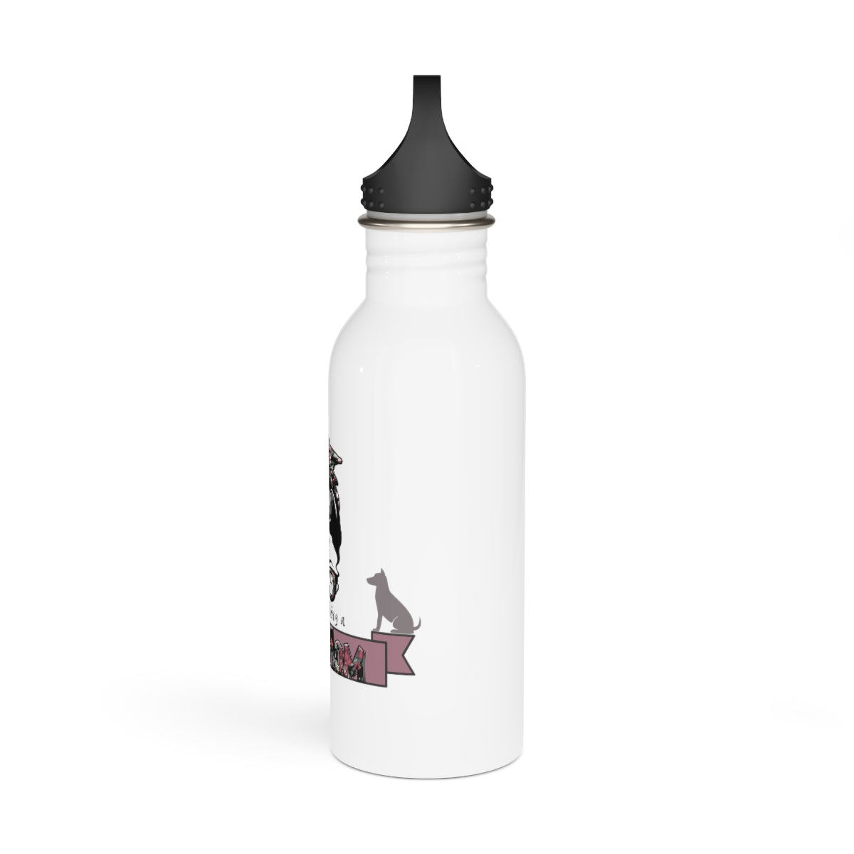 Kinda Busy Being a Dog Mom Dog Lovers Stainless Steel Water Bottle