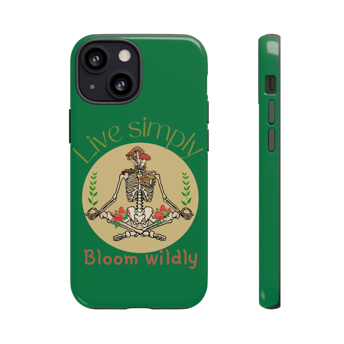 Live Simply Bloom Wildly, Nature Lovers, Gardener Gift Tough Cases