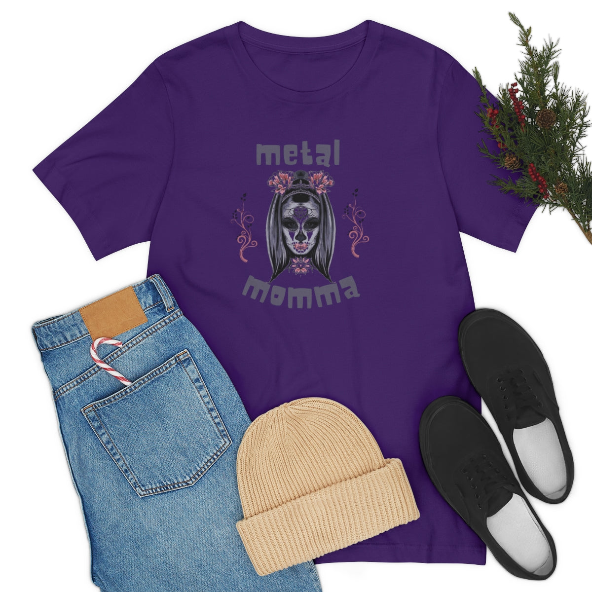 Metal Momma Mother's Day Gift Unisex Jersey Short Sleeve T-Shirt