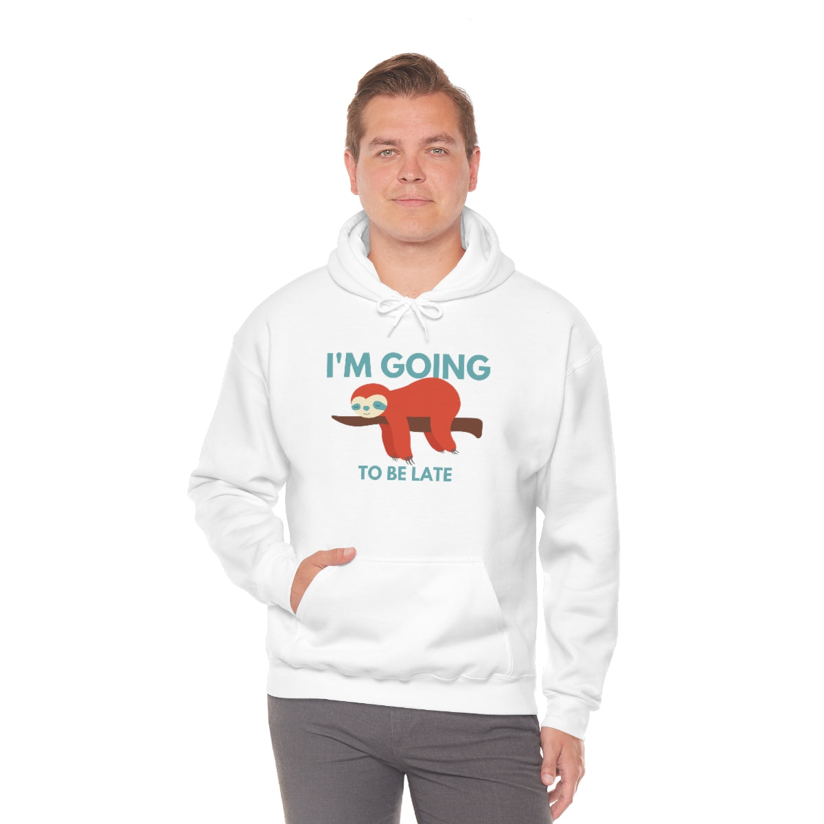 I'm Going to be Late Funny Unisex Heavy Blend™ Hoodie