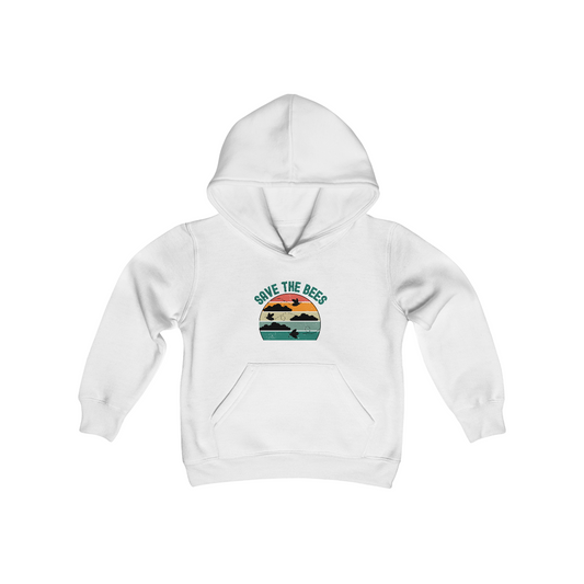 Save the Bees Youth Heavy Blend Hooded Sweatshirt