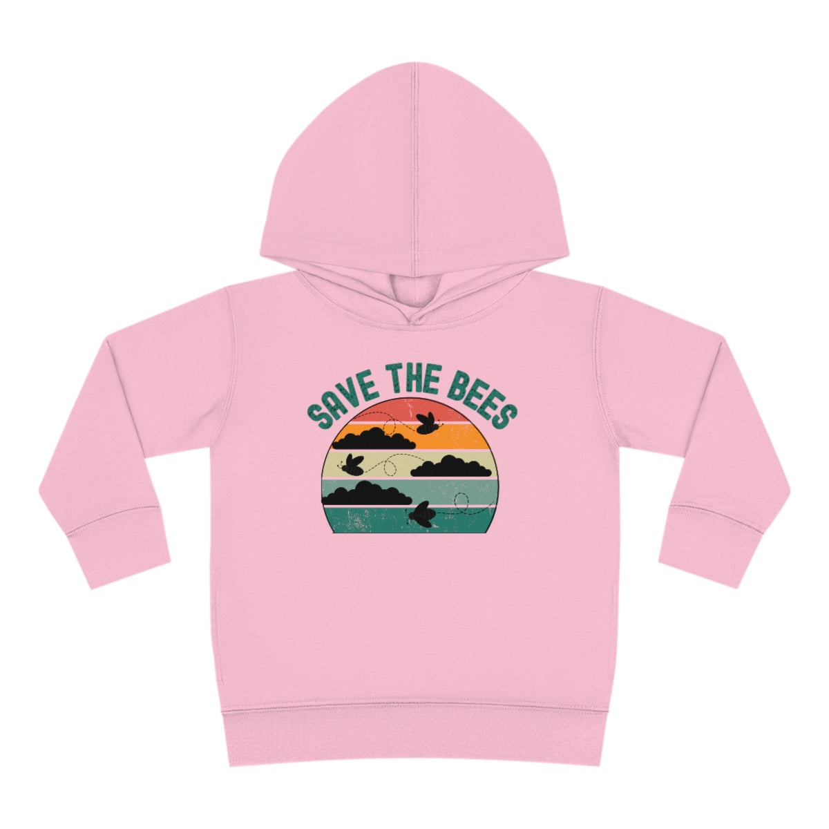 Save the Bees Toddler Pullover Fleece Hoodie