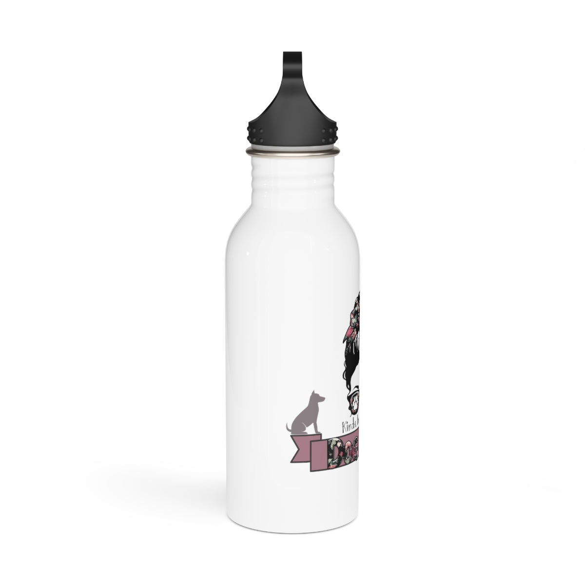 Kinda Busy Being a Dog Mom Dog Lovers Stainless Steel Water Bottle