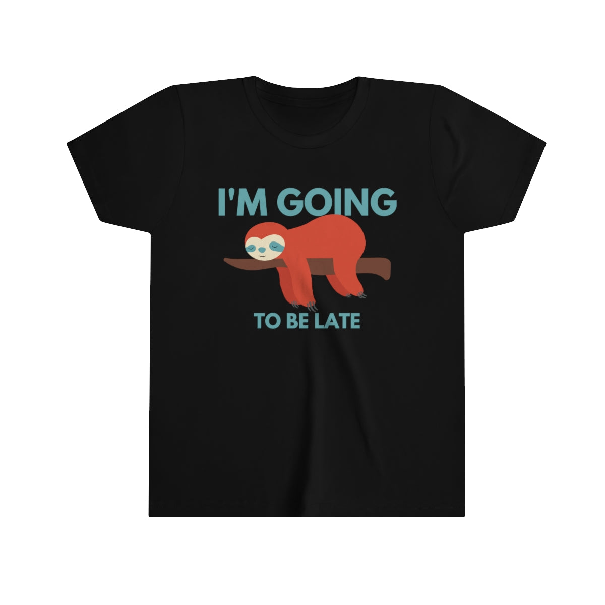 I'm Going to be Late Youth Short Sleeve T-Shirt