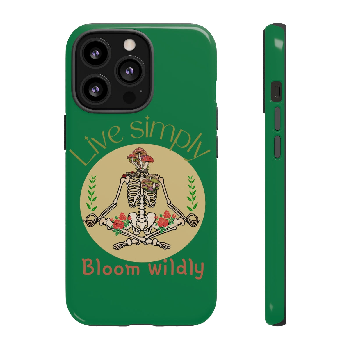 Live Simply Bloom Wildly, Nature Lovers, Gardener Gift Tough Cases