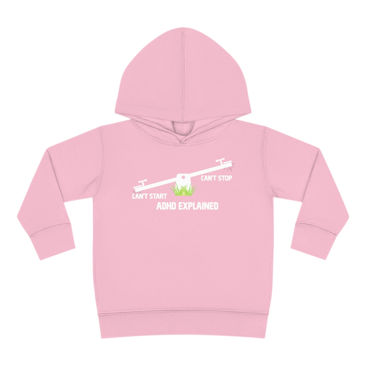 ADHD Explained Toddler Pullover Fleece Hoodie