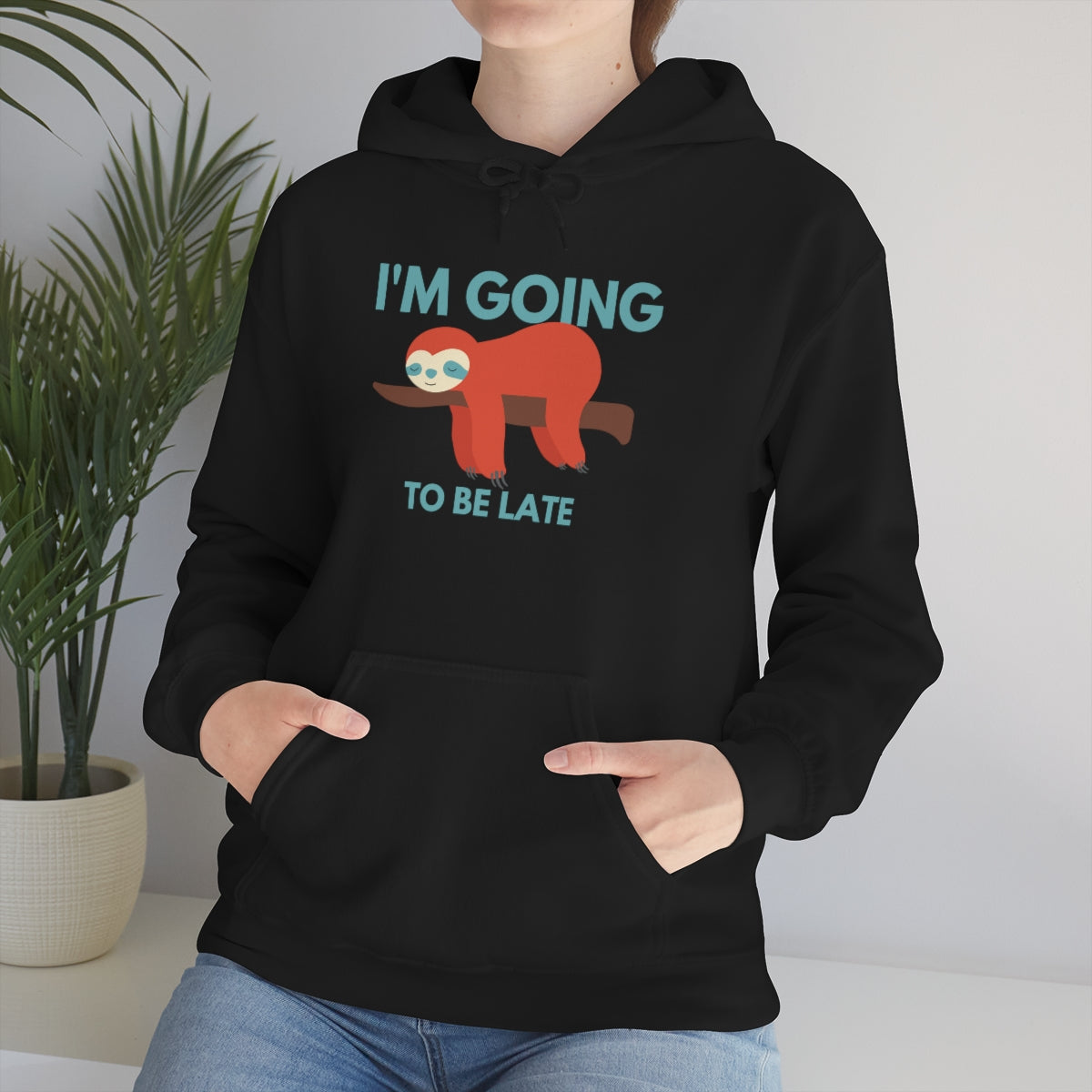 I'm Going to be Late Funny Unisex Heavy Blend™ Hoodie