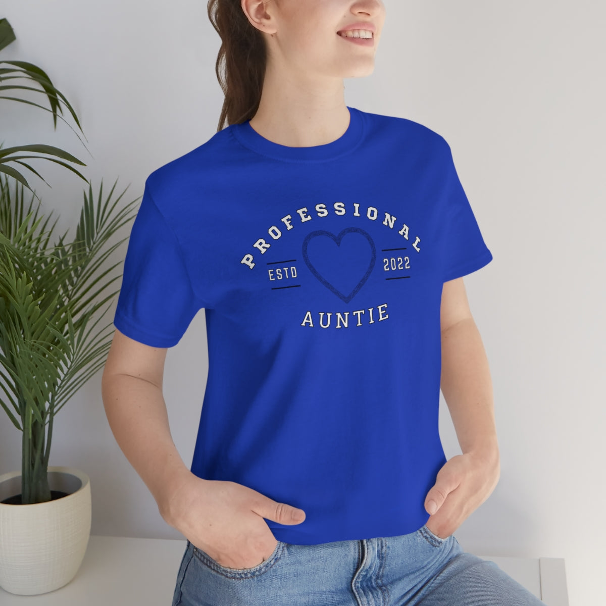 Professional Auntie Unisex Jersey Short Sleeve T-Shirt