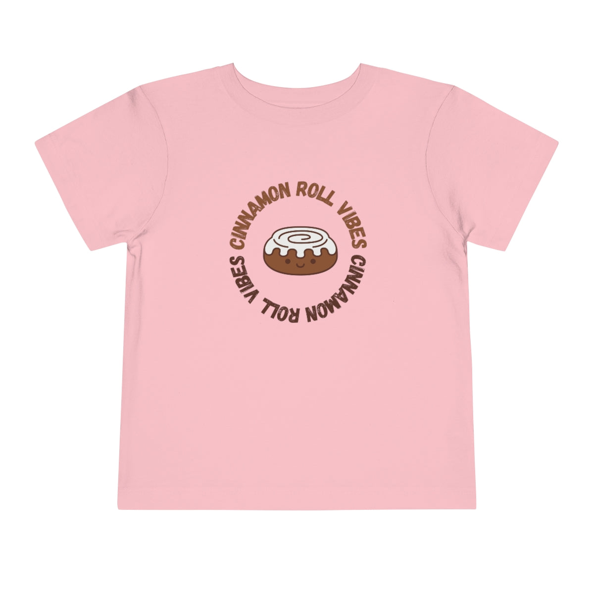 Cinnamon Roll Vibes Cute Toddler T-shirt