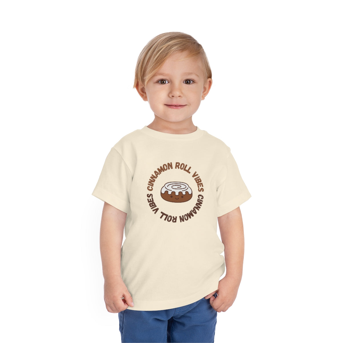 Cinnamon Roll Vibes Cute Toddler T-shirt