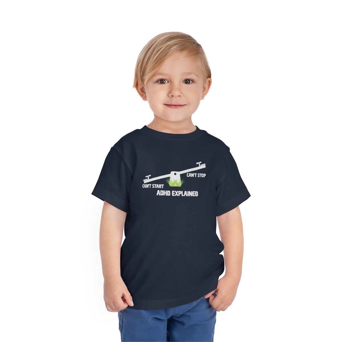 ADHD Explained Toddler Short Sleeve T-Shirt