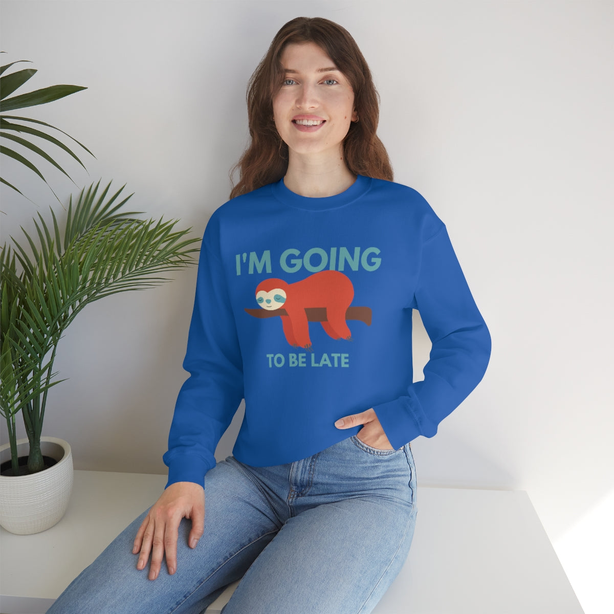 I'm Going to be Late Unisex Crew Sweatshirt